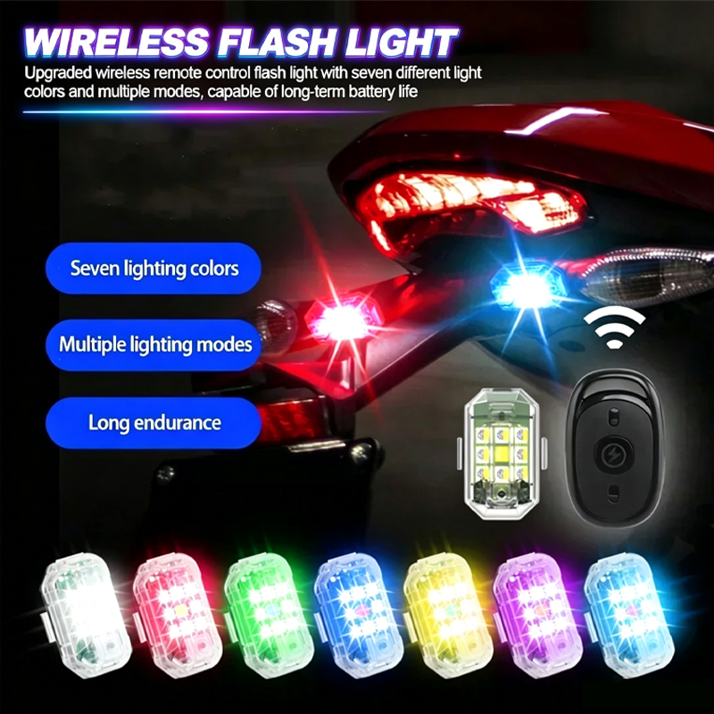오토바이 자동차 자전거 원격 제어 충돌 방지 표시기 경 - Drone Strobe Light 리뷰 및 가격